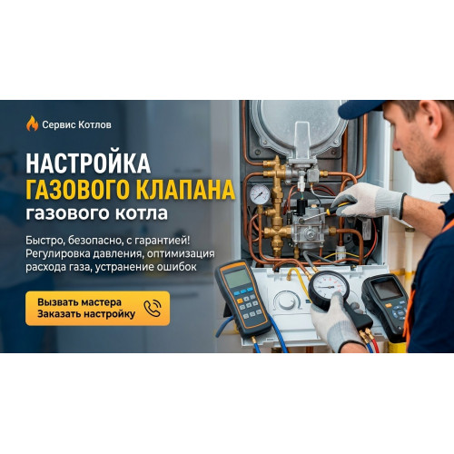 Настройка газового клапана Arderia