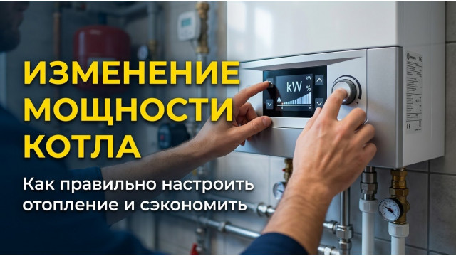 Изменение мощности котла АРДЕРИЯ серии Е и ЕС