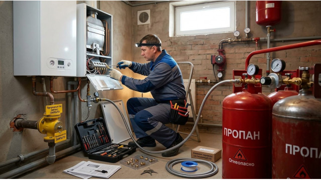 Настройка на сжиженный газ Arderia